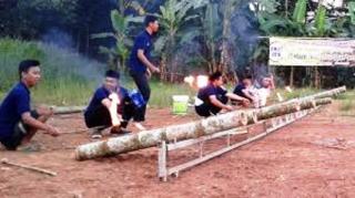 Bedel, Permainan Tradisional Kepri Pakai Bambu Betong