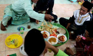 Adat Makan Sehidang Berlima, Bermakna Rukun Islam