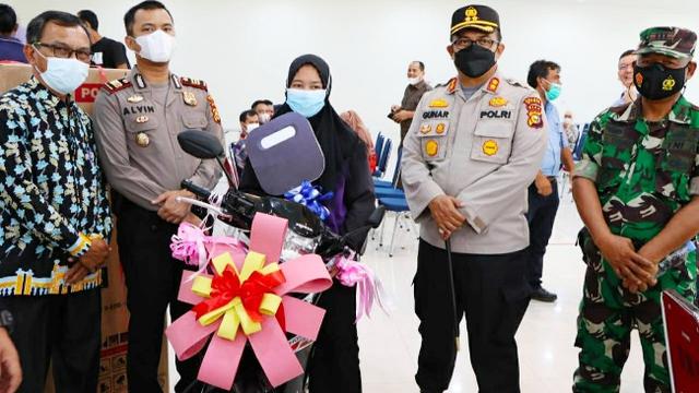 Wow.. Vaksinasi di Siak Berhadiah Sepeda Motor