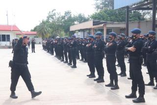 Ratusan Anggota  Satbrimob Polda Kepri Siap Amankan Reuni 212