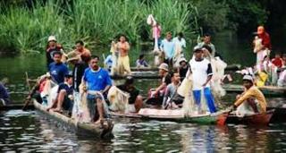 Ikutan Tradisi Maawuo Ikan di Danau Bokuok Riau, Seru Lho!