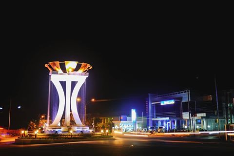 Tugu Sirang Pitu Tapin di Riau, Lokasi Nongkrongnya Anak Muda