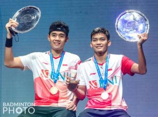 Perdana Ikut All England, Bagas/Fikri Juara Usai Taklukkan Hendra/Ahsan