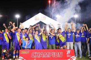 PS BP Batam Juara Piala Kemerdekaan Usai Bungkam PS Polres Natuna 2-1