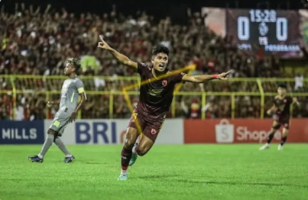 Putra Lingga Ramadhan Sananta Sumbang Satu Gol saat PSM Hajar Persik 3-0