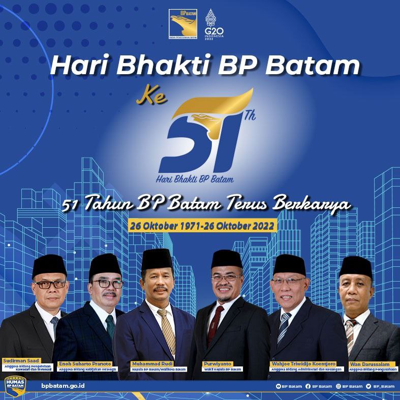 Hari Bhakti Ke-51 BP Batam, Komitmen Untuk Terus Berkarya