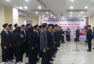 Selamat! 39 Orang Anggota Panwascam Lingga Resmi Dilantik