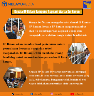 INFOGRAFIS: Kepala BP Batam Tampung Aspirasi Warga Sei Nayon