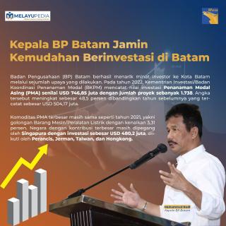 INFOGRAFIS: Kepala BP Batam Jamin Kemudahan Berinvestasi di Batam