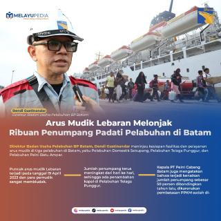 INFOGRAFIS: Arus Mudik Lebaran Melonjak, Ribuan Penumpang Padati Pelabuhan di Batam