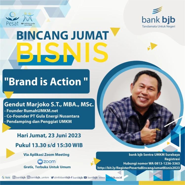 Bincang Jumat Bisnis Edisi 23 Juni 2023 Kupas Pentingnya Branding