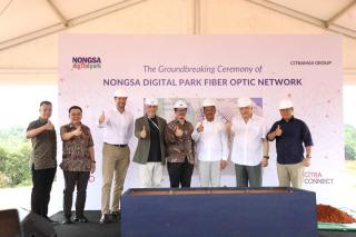 Lakukan Groundbreaking Fiber Optik, Kepala BP Batam Dukung Akselerasi Ekonomi Digital