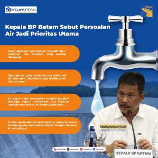 INFOGRAFIS: Kepala BP Batam Sebut Persoalan Air Jadi Prioritas Utama