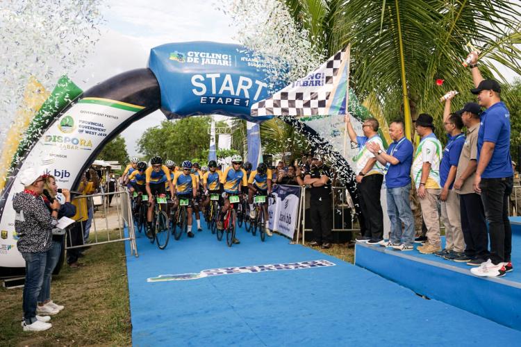 Cycling De Jabar 2023, Momentum bank bjb Dorong Potensi Perekonomian di Jabar Selatan