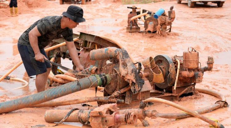 Tambang Pasir Ilegal di Kawasan Nongsa Ditertibkan oleh BP Batam dan Polresta Barelang