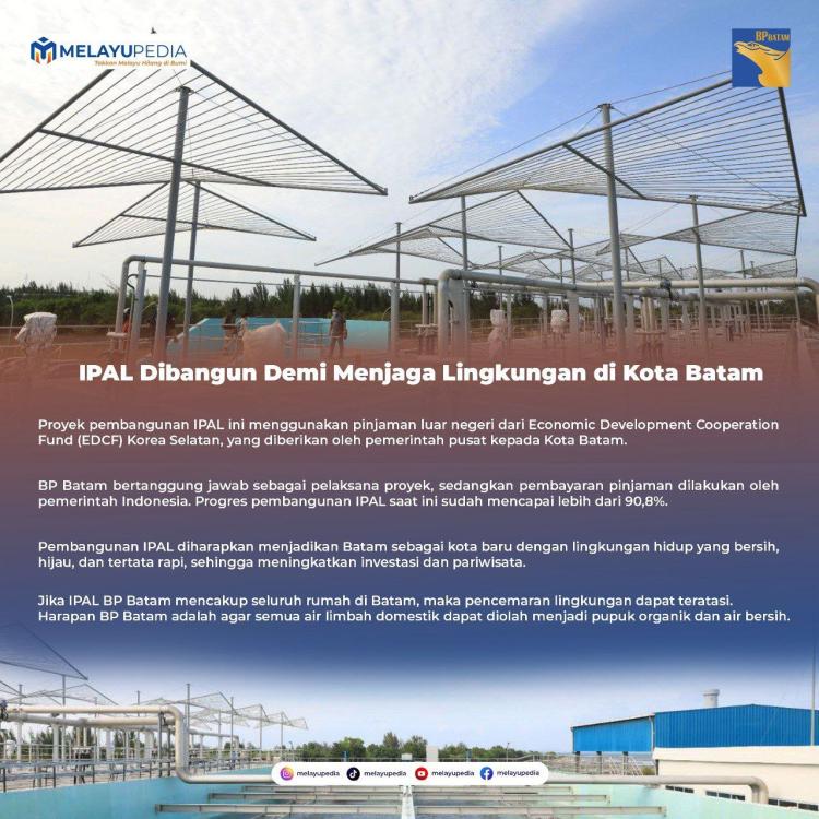 INFOGRAFIS: IPAL Dibangun Demi Menjaga Lingkungan di Kota Batam