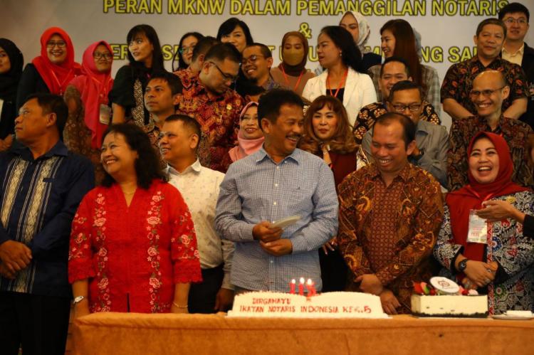 Muhammad Rudi Hadir di Perayaan HUT ke-115 Ikatan Notaris Indonesia