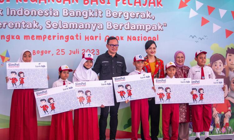 Peringati Hari Anak Nasional, OJK dan bank bjb Gelar Kampanye Ayo Menabung di Bogor