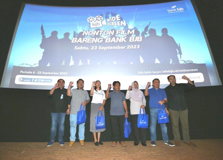 bjb WideScreen Expendables 4 di Gandaria City Jakarta Disambut Meriah Nasabah bank bjb