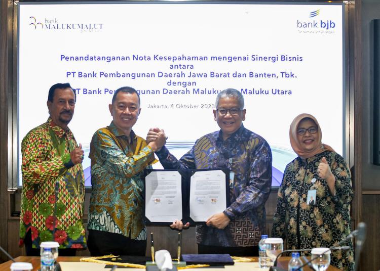 KUB bank bjb bertambah kuat, bank bjb dan Bank Maluku Malut Teken MoU Sinergi Bisnis