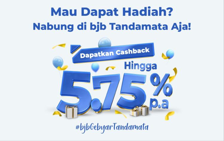 Hanya di bank bjb, Nabung Bisa Bawa Pulang Cashback Menarik