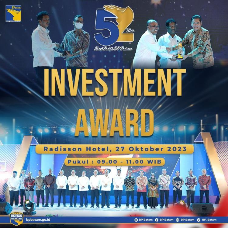 Invesment Awards 2023 BP Batam: Penghargaan untuk Korporasi dan Tokoh Berpengaruh