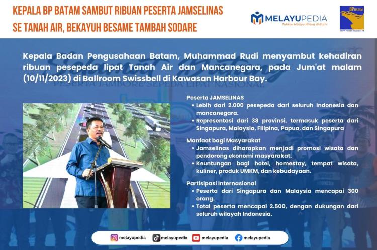 INFOGRAFIS: Jamselinas XII Batam - Bekayuh Bersame, Tambah Sodare