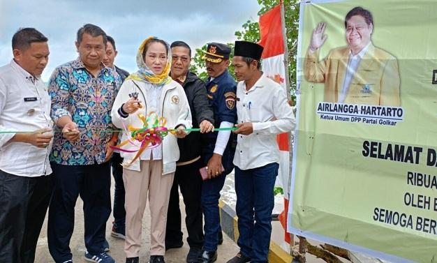 Resmikan Pembangunan Dermaga di Natuna, Politisi Golkar Cen Sui Lan Fokus pada Pembangunan Berkelanjutan