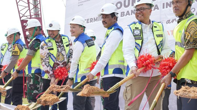 BP Batam Groundbreaking Terminal II Bandara Internasional Hang Nadim, Target Selesai Pada 2026