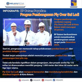 INFOGRAFIS: BP Batam Paparkan Progres Pembangunan Fly Over Sei Ladi