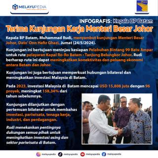 INFOGRAFIS: Kepala BP Batam Terima Kunjungan Kerja Menteri Besar Johor