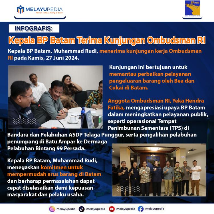 INFOGRAFIS: Kepala BP Batam Terima Kunjungan Ombudsman RI