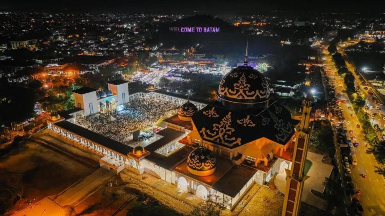 Revitalisasi Masjid Agung Raja Hamidah Batam Lanjut pada Tahun 2025