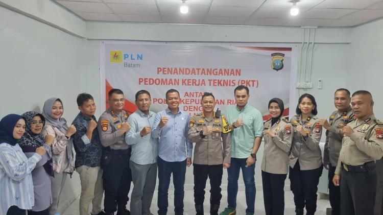 PLN Batam dan Polda Kepri Perkuat Kerja Sama Pengamanan Aset Kelistrikan di Batam