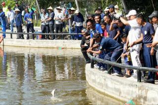 Serunya Event Mancing Mania BP Batam di Taman Rusa