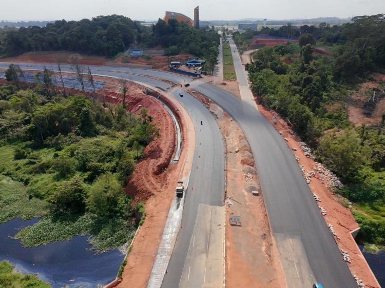 Update Progres Pembangunan Jalan Alternatif Bandara Hang Nadim