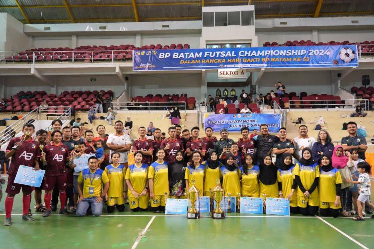 Laga Penutup BP Batam Futsal Championship 2024 Berlangsung Seru