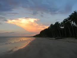 Sunset di sore hari terlihat indah di Pantai Dungun Lingga Kepri (Dok.wisato.id)